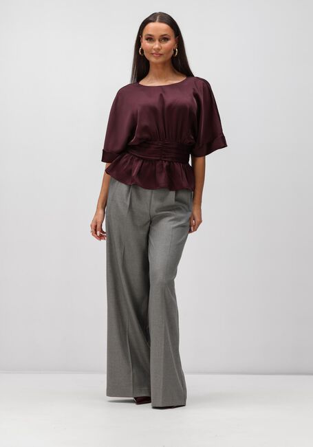 Bordeaux NEO NOIR Blusen ANNEGRET HEAVY SATEEN BLOUSE - large