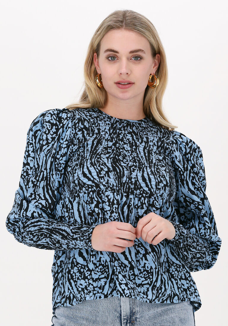 blaue gestuz bluse morianagz blouse