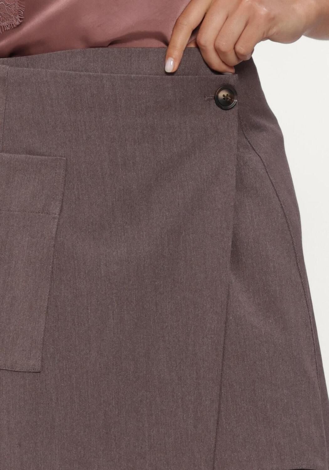 Braune OBJECT R&ouml;cke OBJLISA RE WRAP SKIRT - large