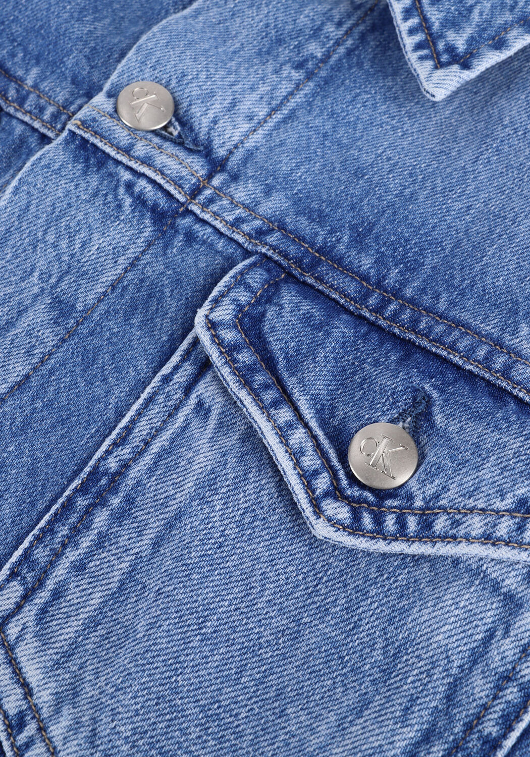 Blaue CALVIN KLEIN Jack LONG DAD DENIM JACKET - large