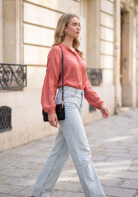 Hell-Pink MSCH COPENHAGEN Blusen MSCHRAMONA RIKKELIA VOLUME SHIRT - large