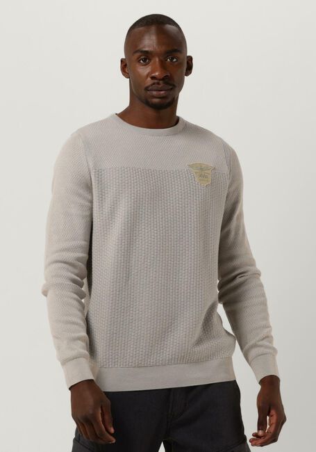 Graue PME LEGEND Pullover R-NECK COTTON PLATED - large