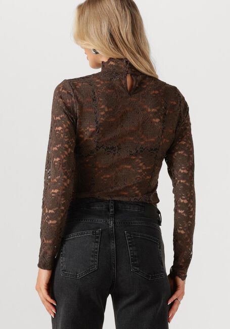 Braune NEO NOIR Tops & T-shirts LIZA LACEFLOWER BLOUSE - large