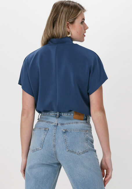 Blaue MY ESSENTIAL WARDROBE T-shirt ELLE COLLAR BLOUSE - large