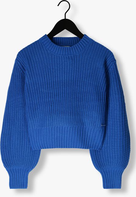 Blaue COLOURFUL REBEL Pullover YITTY KNITTED SWEATER - large
