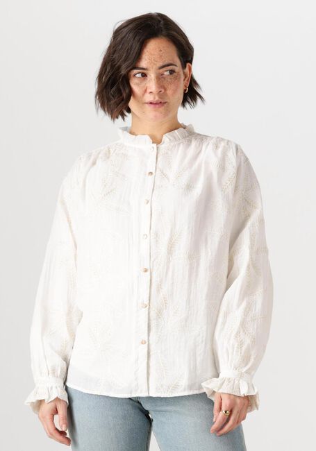Weiße NUKUS Blusen JENNA BLOUSE EMBROIDERY - large