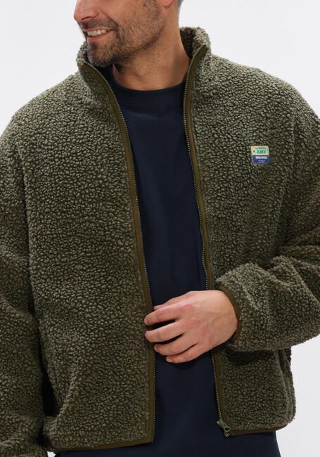 Gr&uuml;ne AMERICAN VINTAGE Strickjacke HOKTOWN ZIP - large