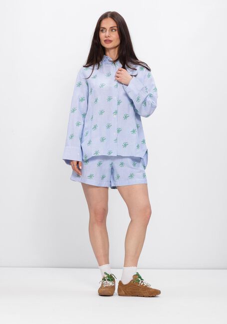 Blaue TOMMY HILFIGER Blusen SWIMSHOP LINEN EASY FIT - large