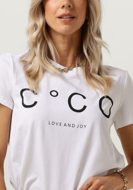 Weiße CO'COUTURE T-shirt COCO SIGNATURE TEE - large
