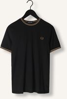 Schwarze FRED PERRY T-shirt TWIN TIPPED T-SHIRT Schwarze FRED PERRY T-shirt TWIN TIPPED T-SHIRT - medium