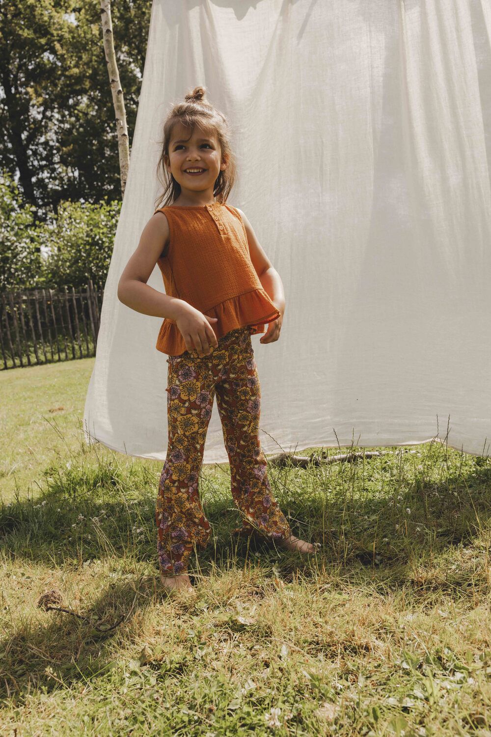 Mehrfarbige/Bunte LOOXS Little Schlaghose 2513-7681 - large