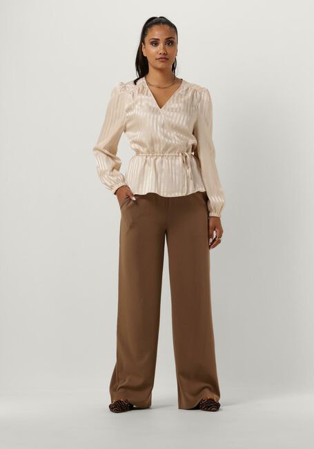 Beige ANOTHER LABEL Blusen LYS TOP L/S - large