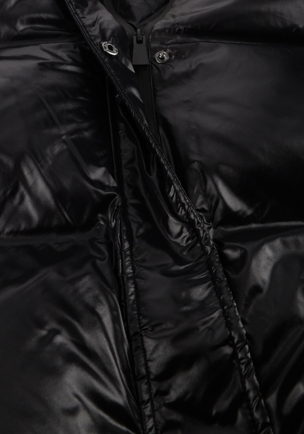 Schwarze NEO NOIR Wattierte Jack RHEA SHINY PUFFER JACKET - large