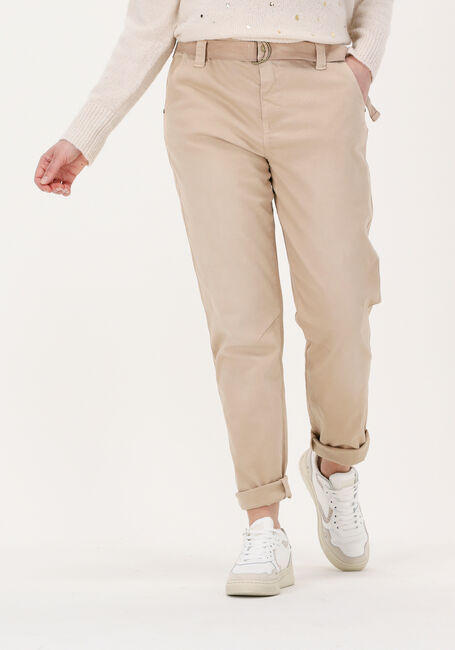 Beige SUMMUM Hose ALPACA TAPERED PANT FINE TWILL - large