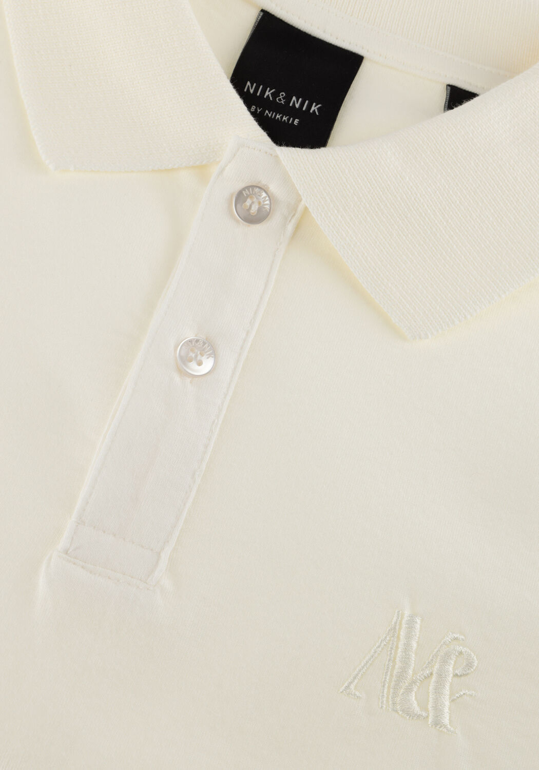 Wei&szlig;e NIK & NIK Polo-Shirt NN POLO - large