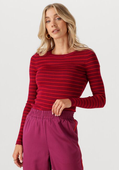 Bordeaux YDENCE Top KNITTED TOP DEVINA - large