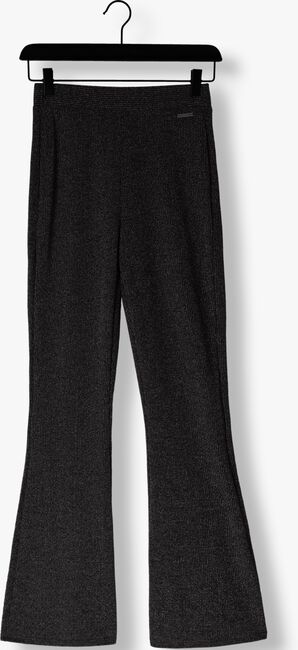 Silberne COLOURFUL REBEL Schlaghose LUREX EXTRA FLARE PANTS - large