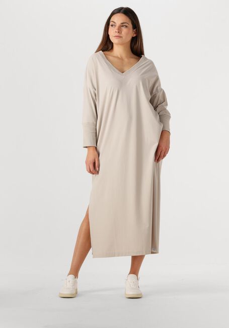 Beige PENN & INK Midikleid DRESS V - large