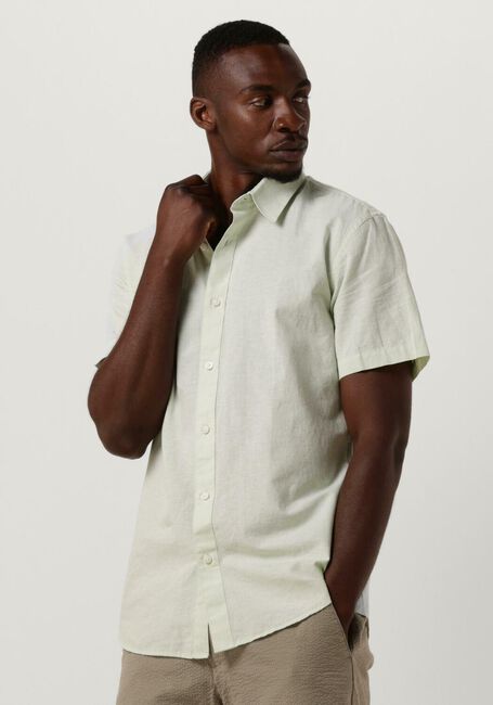 Grüne SELECTED HOMME Casual-Oberhemd SLHSLIMNEW-LINEN SHIRTS SS CLASSIC W - large