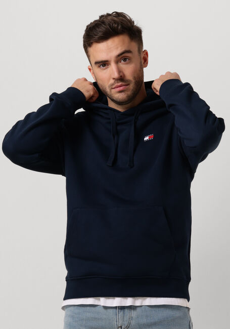 Dunkelblau TOMMY JEANS Pullover TJM REG BADGE HOODIE EXT - large
