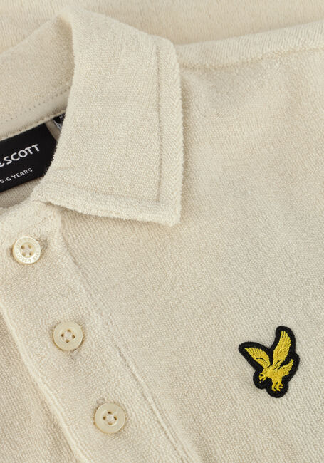 Ecru LYLE & SCOTT Polo-Shirt TOWELLING POLO SHIRT - large