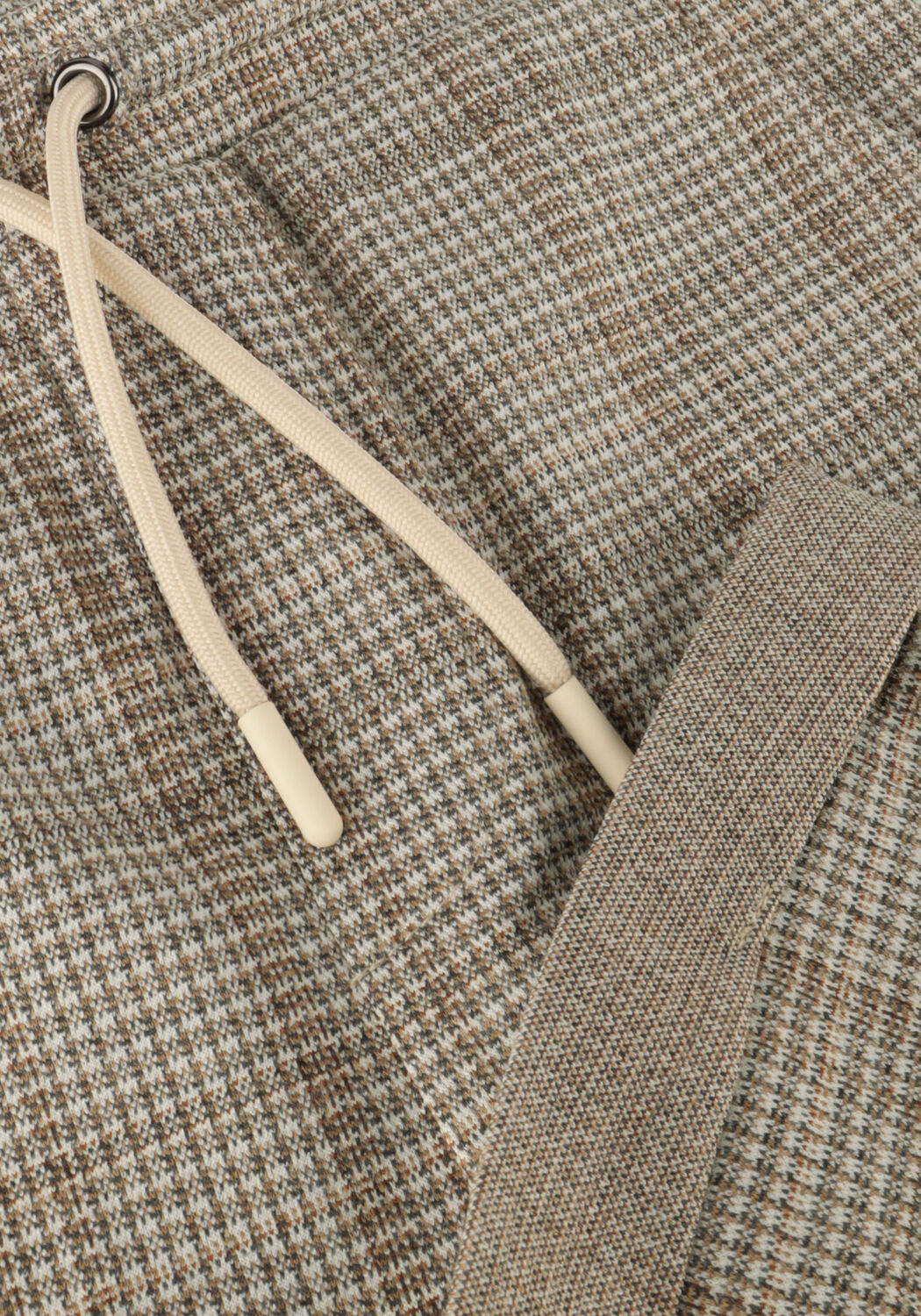 Camelfarbene DAILY7 Kurze Hose CHECK SHORT - large