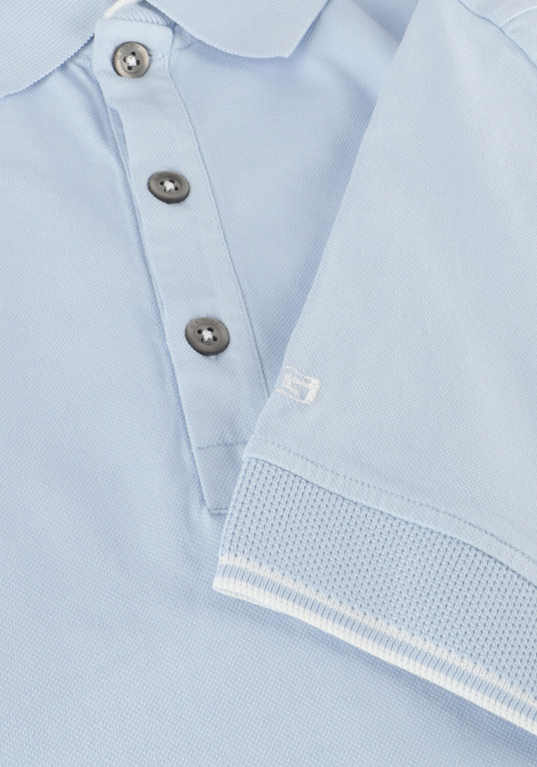 Hellblau GENTI Polo-Shirt J9034-1212 - large