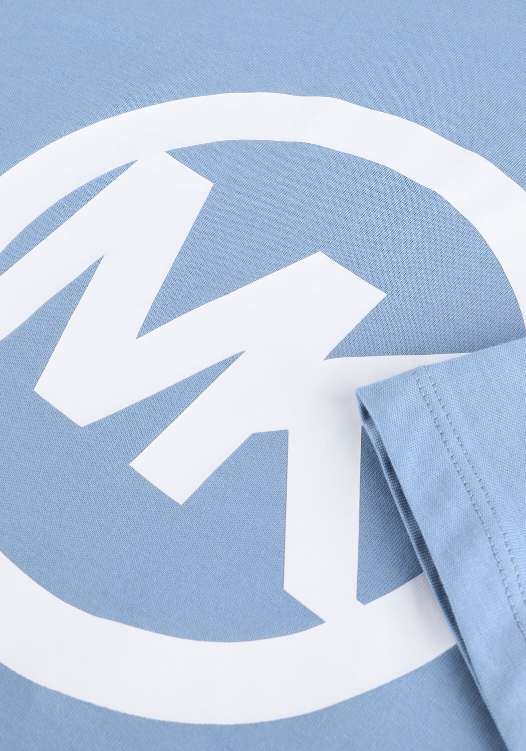 Blaue MICHAEL KORS T-shirt CIRCLE LOGO TEE - large