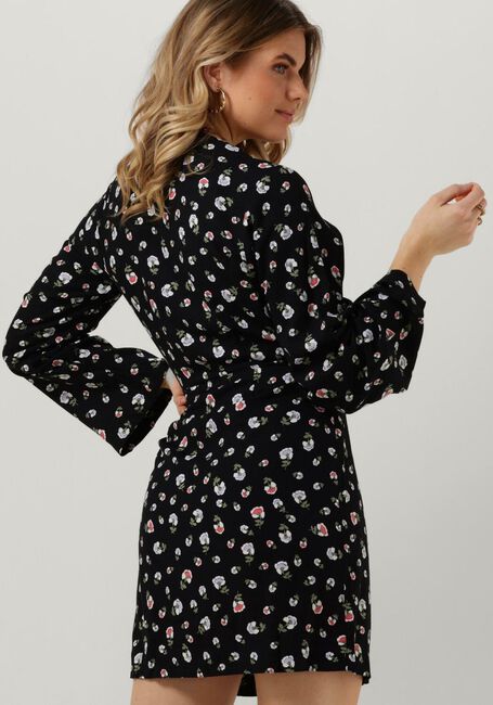 Schwarze OBJECT Minikleid OBJDITTA L/S DRESS - large