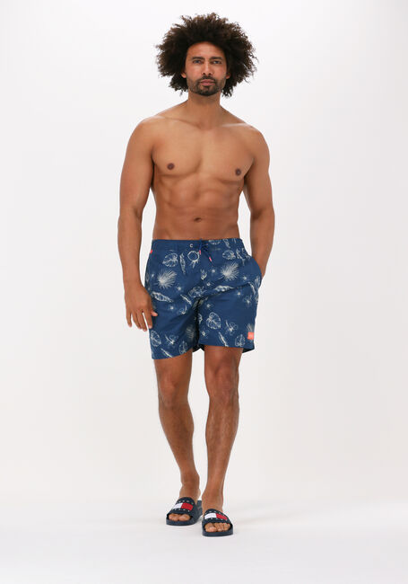 Blaue SCOTCH & SODA  RECYCLED POLYESTER PRINTED SWIMSHORT - large