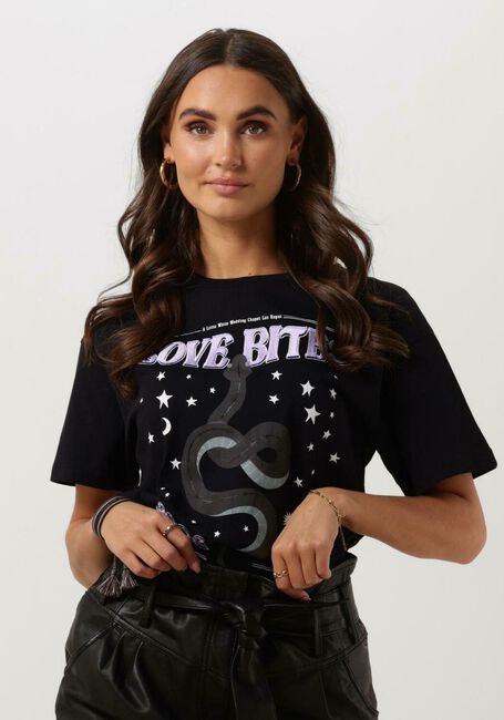 Schwarze GOOSECRAFT T-shirt GC LOVE BITES TEE - large