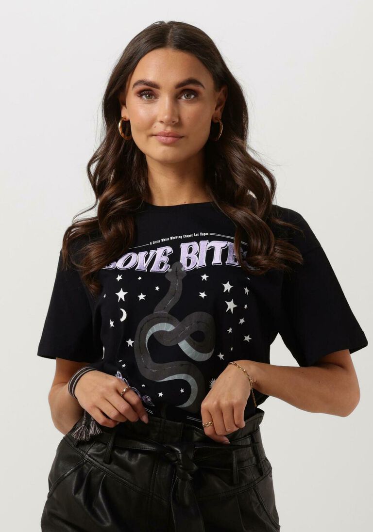 schwarze goosecraft t-shirt gc love bites tee