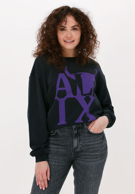 Schwarze ALIX THE LABEL Pullover ALIX BULL SWEATER - large