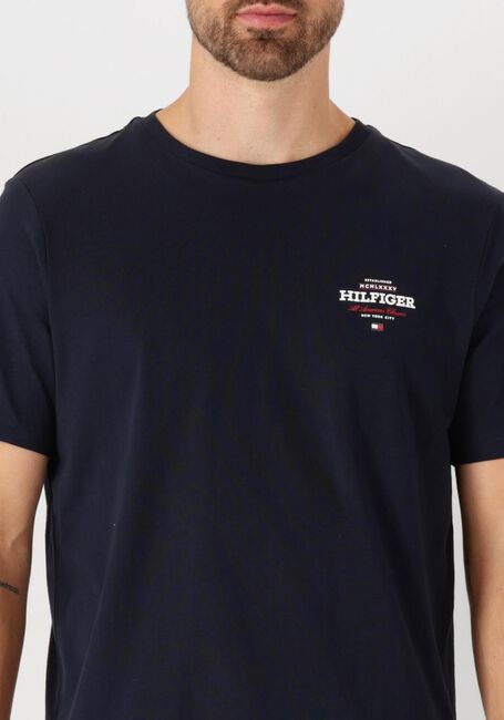 Blaue TOMMY HILFIGER T-shirt MONOTYPE ALL AMERICAN TEE - large
