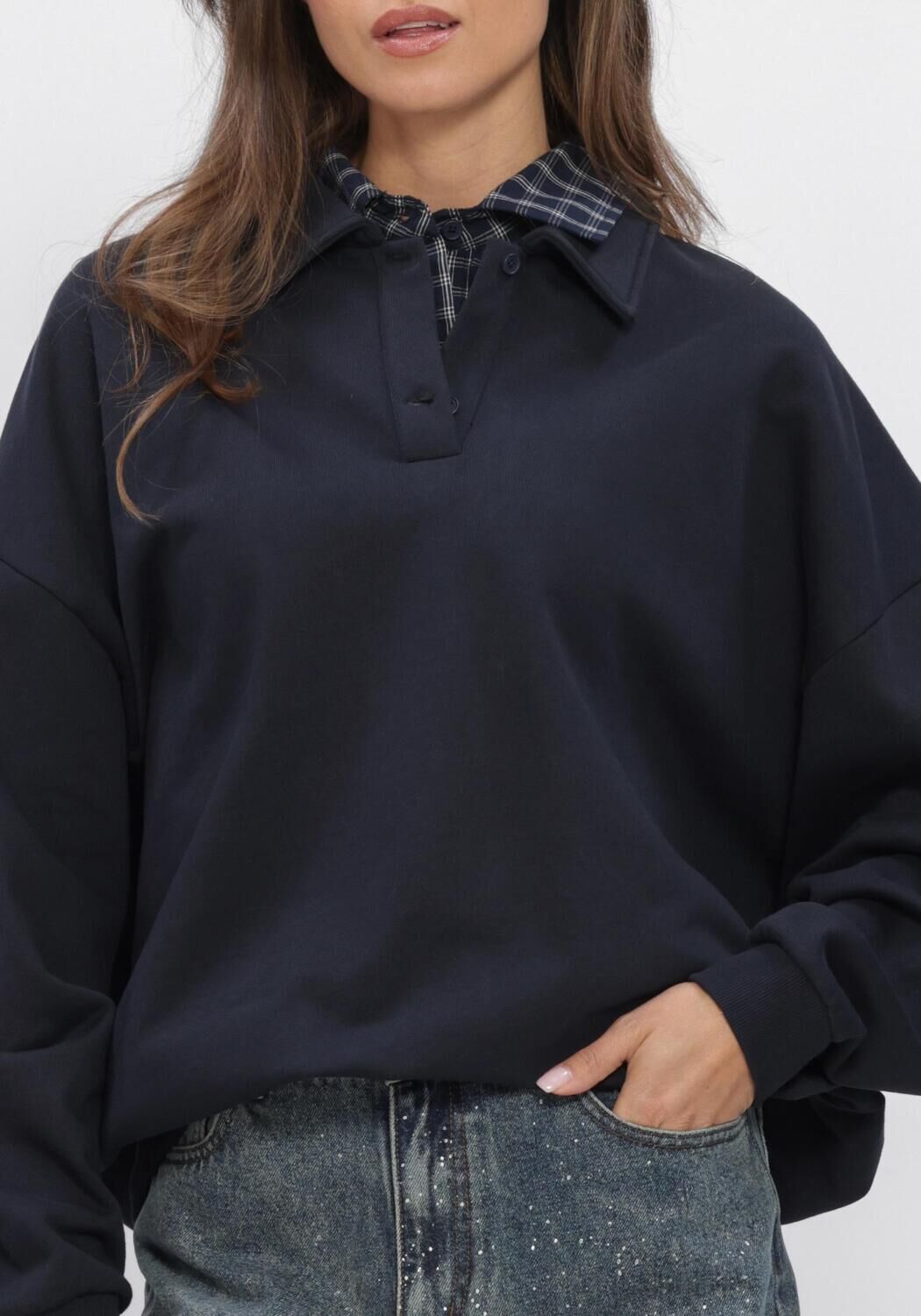 Dunkelblau ELEH Pullover EFW260033 - large