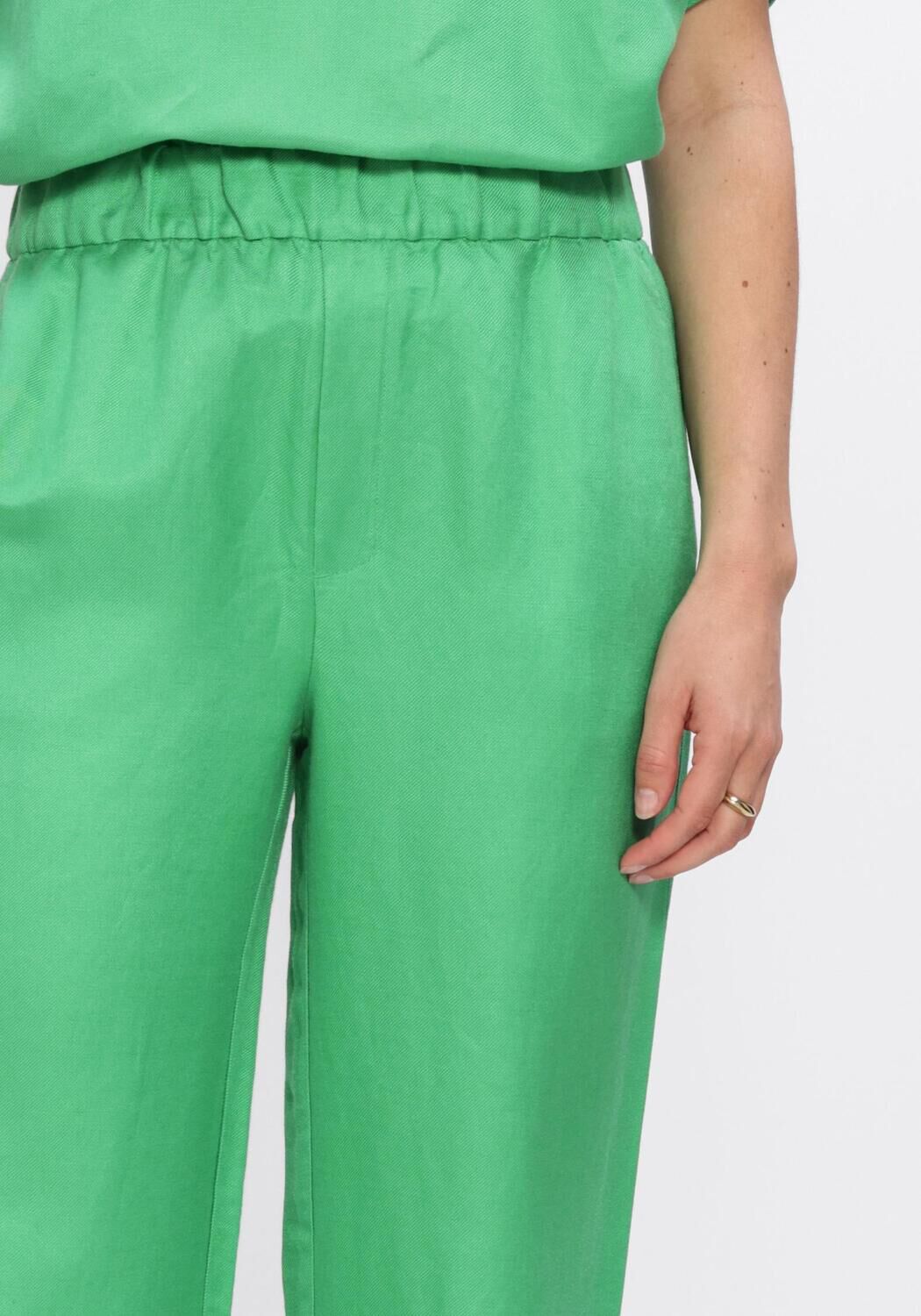 Gr&uuml;ne MINUS Hose MSSABBI LINEN PANT - large