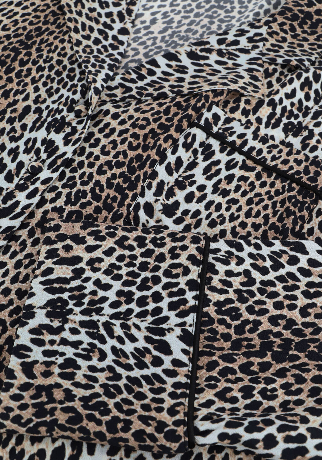 Beige NOTES DU NORD Blusen ALICIA LEOPARD SHIRT - large