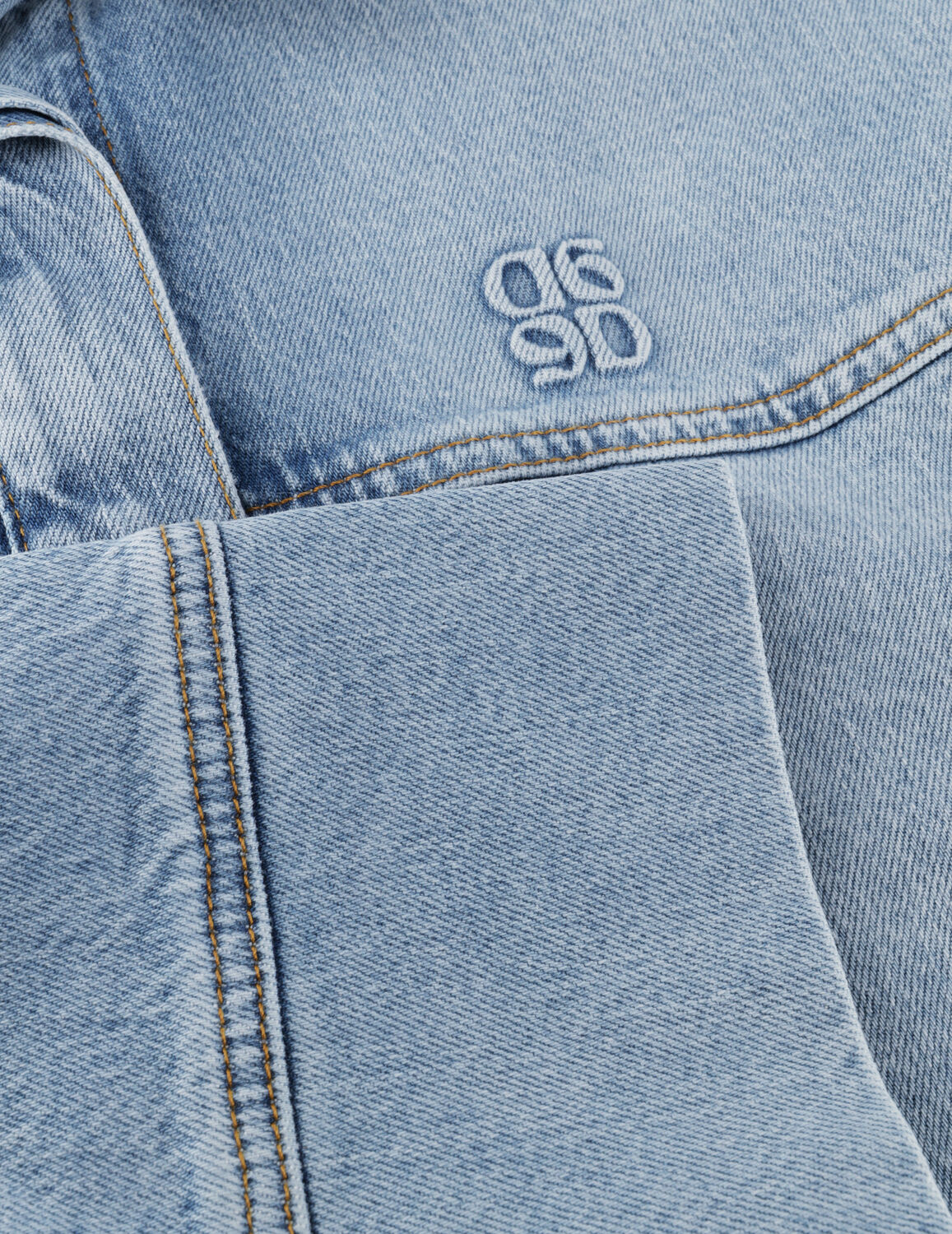 Hellblau DANTE6 Jeansjacke TALISA DENIM CAPE SHIRT - large