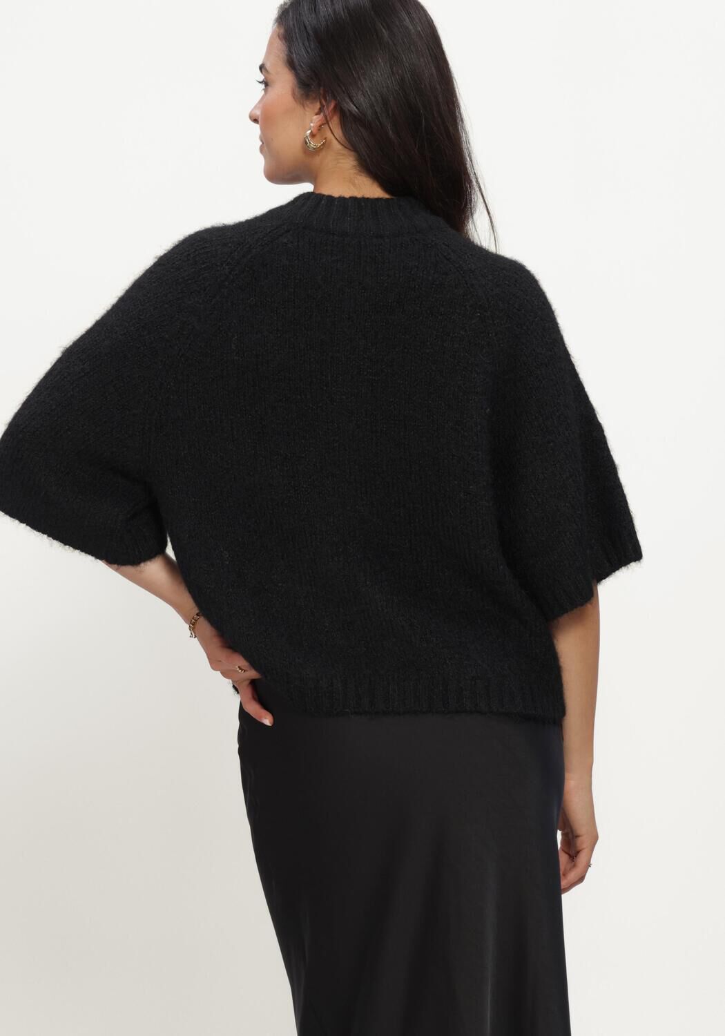 Schwarze NOTRE-V Pullover NV-IMARA - large