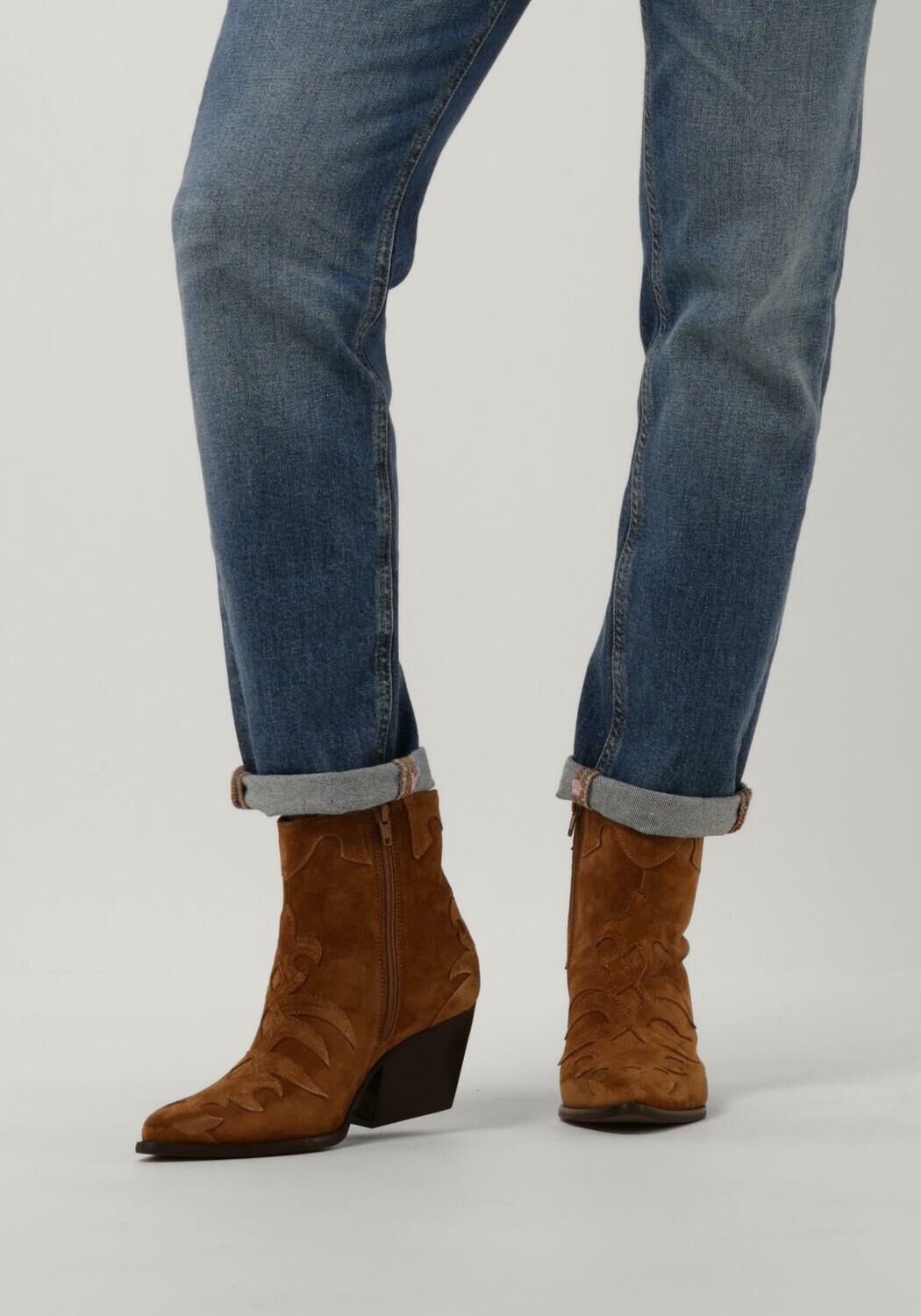 Cognacfarbene NOTRE-V Stiefeletten AR196 - large