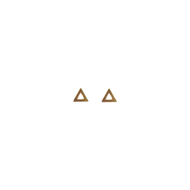 Goldfarbene ATLITW STUDIO Ohrringe PETITE EARRINGS TRIANGLE Goldfarbene ATLITW STUDIO Ohrringe PETITE EARRINGS TRIANGLE - large