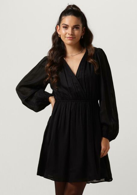 Schwarze SCOTCH & SODA Minikleid BALLOON SLEEVE MINI DRESS - large