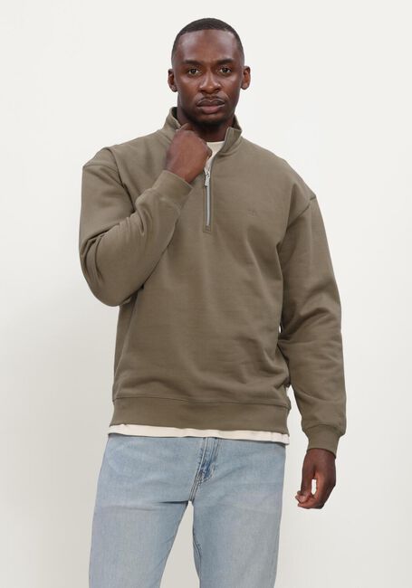 Khaki MACED Sweatshirt M-ALVIN - large