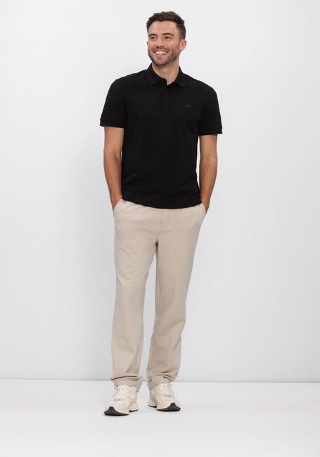 Schwarze LACOSTE Polo-Shirt REGULAR FIT COTTON BLEND POLO SHIRT - large