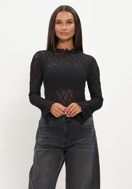 Schwarze MY ESSENTIAL WARDROBE Blusen MWETTA TURTLENECK BLOUSE - large