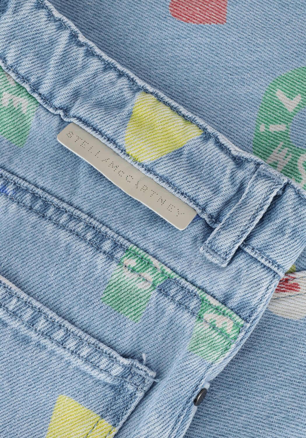 Blaue STELLA MCCARTNEY KIDS Straight leg jeans 8R6P60 - large