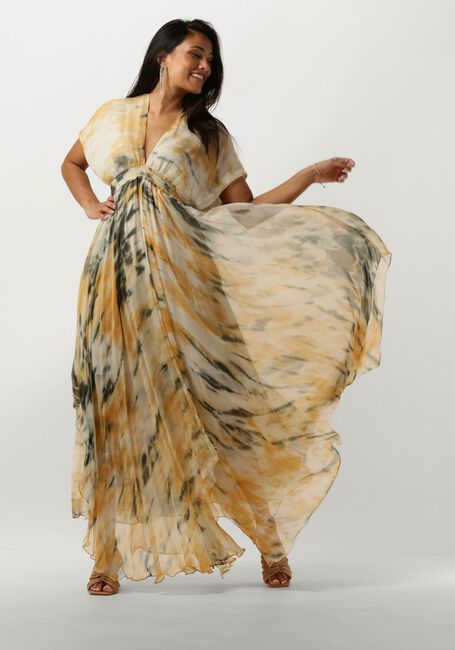 Orangene MES DEMOISELLES Maxikleid INES - large