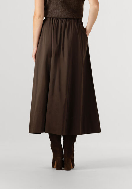 Braune NEO NOIR Maxirock YARA LONG POPLIN SKIRT - large