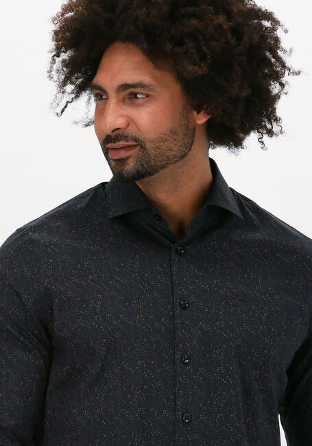 Schwarze VANGUARD Casual-Oberhemd LONG SLEEVE SHIRT PRINT ON FIN - large