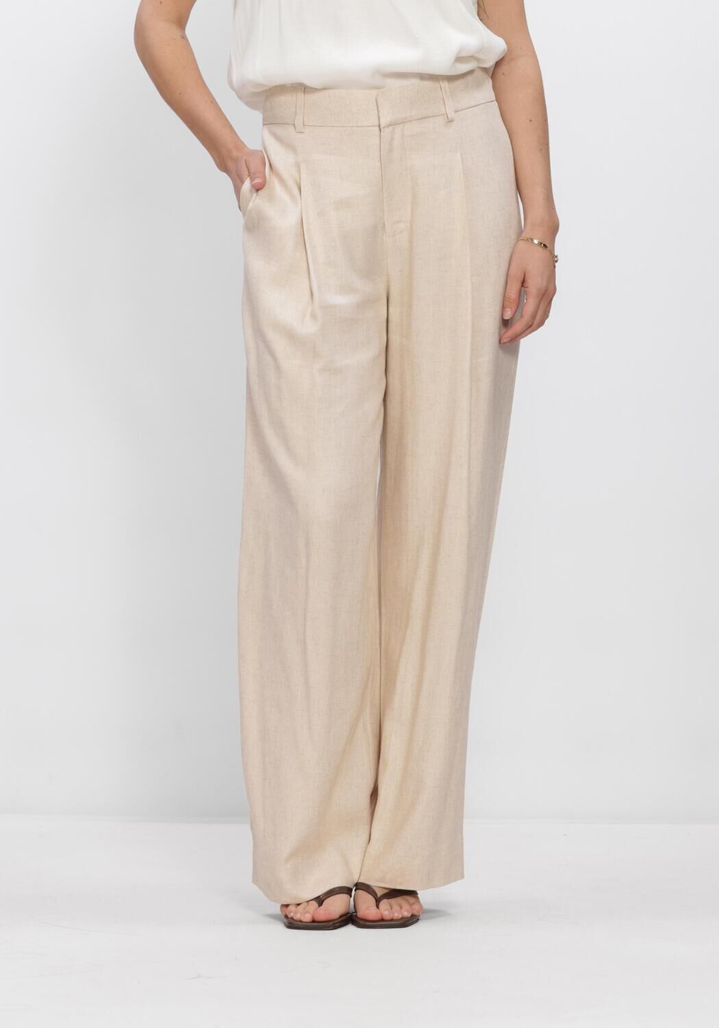 Beige MOS MOSH Hosen MMISSA COLEEN PANT - large